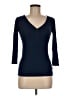 Express Blue 3/4 Sleeve Top Size M - photo 1