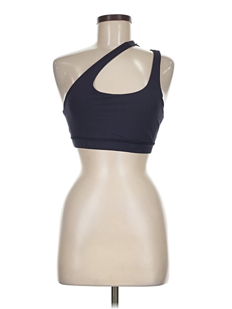 Pre-owned Lululemon Athletica Tank Top Blue Halter Neckline Tops