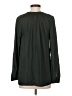 14th & Union 100% Polyester Green Long Sleeve Blouse Size S - photo 2