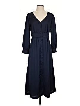j crew button front a line midi dress Button-front Belted Midi Dress For Women
