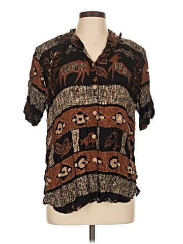 Assorted Brands Short Sleeve Blouse (view 1)