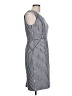 Anne Klein 100% Polyester Houndstooth Gray Casual Dress Size 12 - photo 4