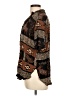 Assorted Brands 100% Rayon Animal Print Brown Short Sleeve Blouse Size L - photo 5