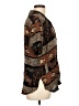 Assorted Brands 100% Rayon Animal Print Brown Short Sleeve Blouse Size L - photo 4