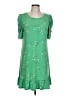 CeCe Stars Green Casual Dress Size L - photo 1