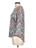 Absolutely Famous Chevron-herringbone Silver Pullover Sweater Size L - photo 5