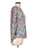 Absolutely Famous Chevron-herringbone Silver Pullover Sweater Size L - photo 4