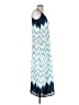 Brigitte Bailey Chevron-herringbone Teal Casual Dress Size S - photo 4