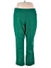 Croft & Barrow Solid Green Active Pants Size 18 - photo 1