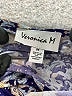 Veronica M. Paisley Blue Casual Dress Size M - photo 7