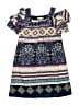 Speechless 100% Polyester Print Blue Dress Size 10 - photo 1