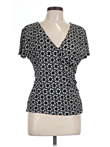 Tesori Short Sleeve Silk Top (view 1)