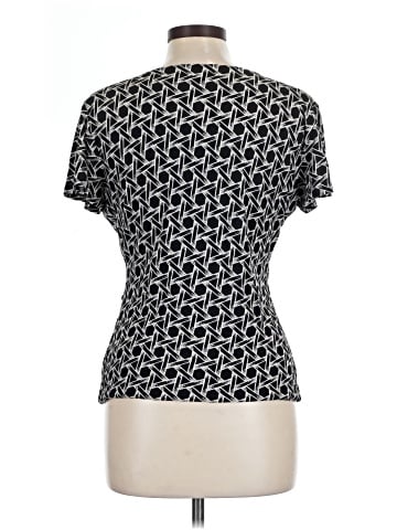 Tesori Short Sleeve Silk Top (view 2)