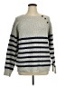Knox Rose Stripes Gray Pullover Sweater Size XL - photo 1
