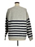 Knox Rose Stripes Gray Pullover Sweater Size XL - photo 2