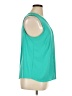 Apt. 9 100% Polyester Teal Sleeveless Blouse Size XL - photo 4