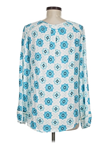 Great Northwest Indigo Long Sleeve Blouse (view 2)