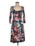 Boden Print Gray Casual Dress Size 6 - photo 1