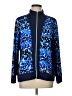 Zenergy by Chico's Stars Blue Track Jacket Size Lg (2) - photo 1