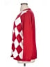 Tommy Hilfiger 100% Cotton Argyle Red Pullover Sweater Size XL - photo 5