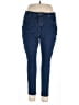 Assorted Brands Solid Blue Jeans Size 22 - photo 1