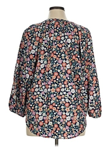 St. John's Bay 3/4 Sleeve Blouse (view 2)