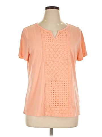 Karen Scott Short Sleeve Blouse (view 1)
