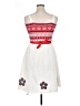 Assorted Brands 100% Polyester Hearts White Casual Dress Size XL - photo 2
