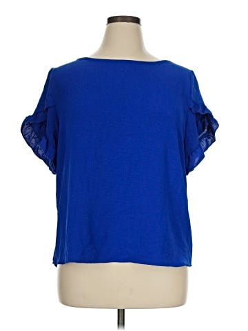 Fashion Short Sleeve Blouse (view 1)
