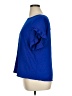 Fashion 100% Polyester Blue Short Sleeve Blouse Size XL - photo 5