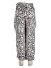 J.Crew Animal Print Silver Linen Pants Size 14 - photo 2