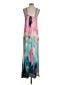Flying Tomato 100% Polyester Graphic Teal Cocktail Dress Size S - photo 2