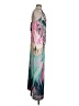 Flying Tomato 100% Polyester Graphic Teal Cocktail Dress Size S - photo 4