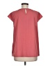 Soft Surroundings 100% Polyester Pink Short Sleeve Blouse Size M - photo 2