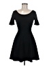 Lush Solid Black Cocktail Dress Size M - photo 1