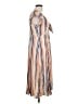 Leith 100% Rayon Stripes Tan Casual Dress Size L - photo 4