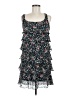 Xhilaration 100% Polyester Floral Blue Cocktail Dress Size M - photo 1