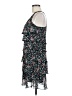 Xhilaration 100% Polyester Floral Blue Cocktail Dress Size M - photo 5