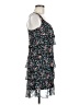 Xhilaration 100% Polyester Floral Blue Cocktail Dress Size M - photo 4
