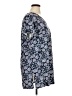 J.Jill Floral Blue Short Sleeve Henley Size XL (tall) - photo 4