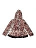 Little Lass Animal Print Burgundy Coat Size 6 - photo 2