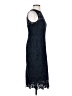Ann Taylor LOFT 100% Polyester Blue Cocktail Dress Size 2 - photo 4