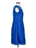 Mossimo 100% Polyester Solid Blue Casual Dress Size S - photo 4