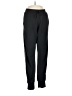 Adidas 100% Polyester Solid Black Track Pants Size M (tall) - photo 1