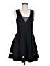 Just Fab Solid Black Cocktail Dress Size M - photo 1