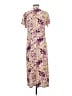 Halogen Paisley Purple Casual Dress Size M - photo 2