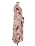 Halogen Paisley Purple Casual Dress Size M - photo 4