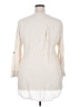 GNW 100% Polyester Ivory 3/4 Sleeve Blouse Size 2X - photo 2