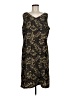 Studio I Tropical Black Casual Dress Size M (estimated) - photo 1