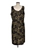 Studio I Tropical Black Casual Dress Size M (estimated) - photo 2